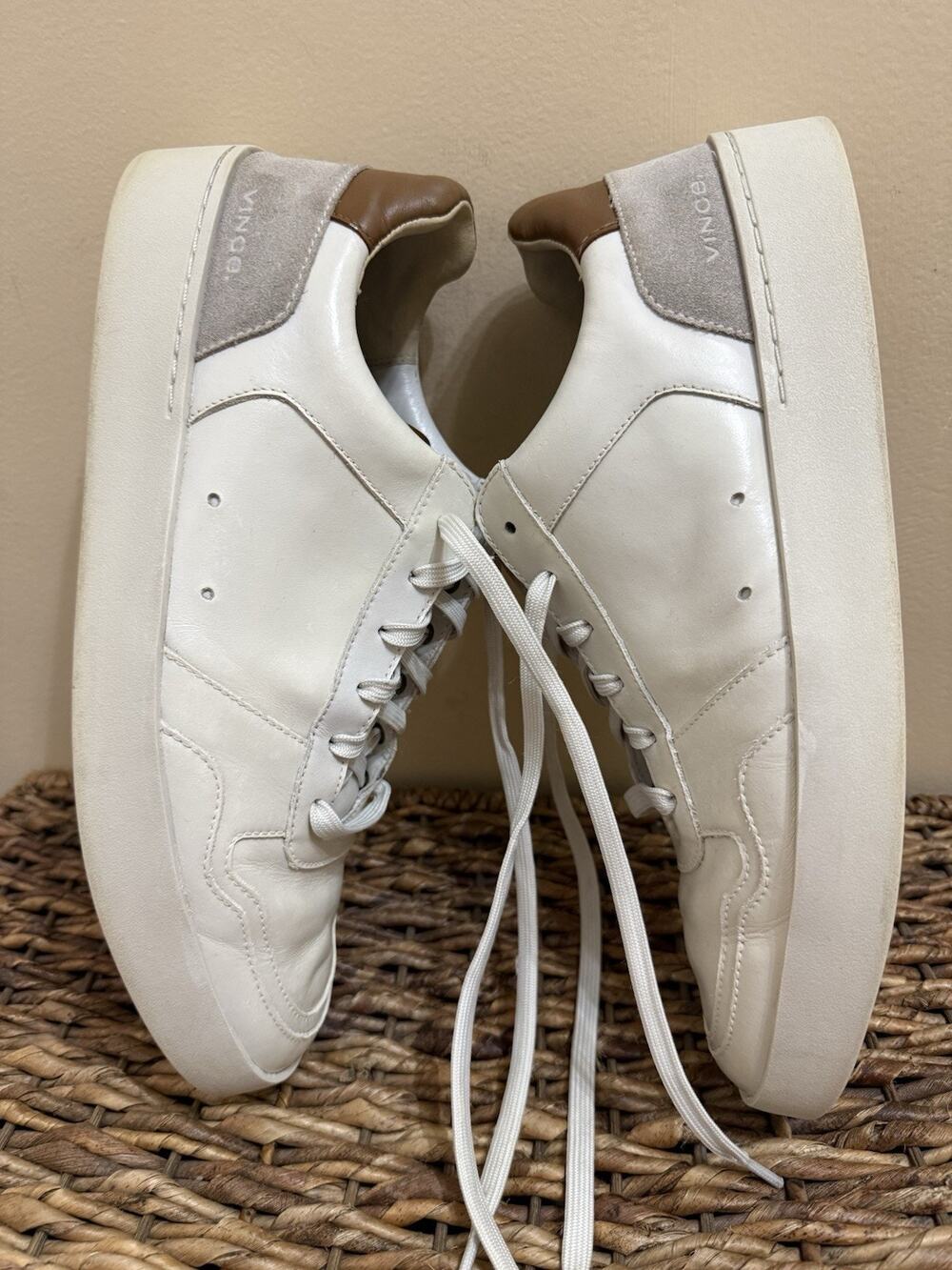 Vince Peyton Sneakers Chalk White Men’s US 10 Preppy